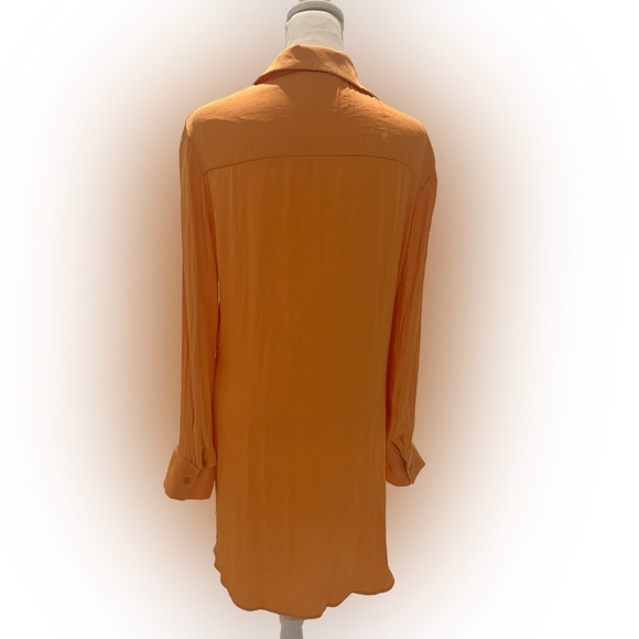 BB Dakota orange shirt dress - Picture 3 of 3